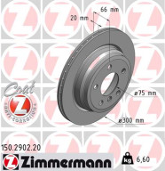 150.2902.20 Brzdový kotúč COAT Z ZIMMERMANN