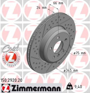 150.2920.20 Brzdový kotúč COAT Z ZIMMERMANN