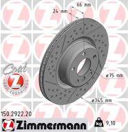 150.2922.20 Brzdový kotúč COAT Z ZIMMERMANN