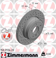 150.2934.20 Brzdový kotúč COAT Z ZIMMERMANN