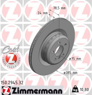 150.2945.32 Brzdový kotúč FORMULA F COAT Z ZIMMERMANN