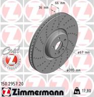 150.2957.20 Brzdový kotúč COAT Z ZIMMERMANN