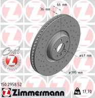 150.2958.52 Brzdový kotúč SPORT BRAKE DISC COAT Z ZIMMERMANN