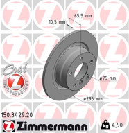 150.3429.20 Brzdový kotúč COAT Z ZIMMERMANN