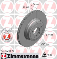 150.3438.20 Brzdový kotúč COAT Z ZIMMERMANN