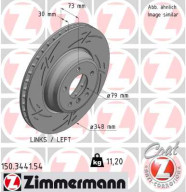 150.3441.54 Brzdový kotúč BLACK Z ZIMMERMANN