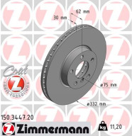 150.3447.20 Brzdový kotúč COAT Z ZIMMERMANN