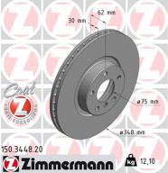 150.3448.20 Brzdový kotúč COAT Z ZIMMERMANN