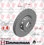 150.3469.20 Brzdový kotúč COAT Z ZIMMERMANN