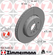 150.3483.32 Brzdový kotúč FORMULA F COAT Z ZIMMERMANN