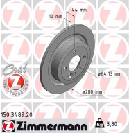 150.3489.20 Brzdový kotúč COAT Z ZIMMERMANN