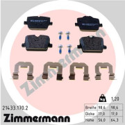 21433.170.2 Sada brzdových platničiek kotúčovej brzdy ZIMMERMANN