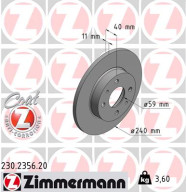 230.2356.20 Brzdový kotúč COAT Z ZIMMERMANN