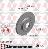 285.3509.20 Brzdový kotúč COAT Z ZIMMERMANN