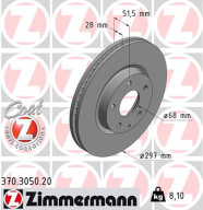 370.3050.20 Brzdový kotúč COAT Z ZIMMERMANN