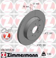 370.3059.20 Brzdový kotúč COAT Z ZIMMERMANN