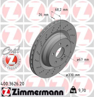 400.3626.20 Brzdový kotúč COAT Z ZIMMERMANN