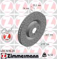 400.3696.20 Brzdový kotúč COAT Z ZIMMERMANN