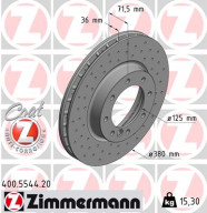 400.5544.20 Brzdový kotúč COAT Z ZIMMERMANN