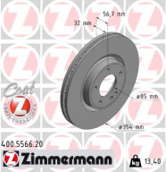 400.5566.20 Brzdový kotúč COAT Z ZIMMERMANN