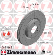 400.5566.52 Brzdový kotúč SPORT BRAKE DISC COAT Z ZIMMERMANN