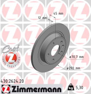 430.2624.20 Brzdový kotúč COAT Z ZIMMERMANN