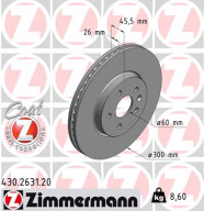 430.2631.20 Brzdový kotúč COAT Z ZIMMERMANN