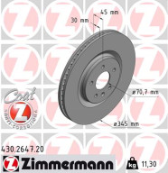 430.2647.20 Brzdový kotúč COAT Z ZIMMERMANN