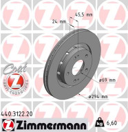 440.3122.20 Brzdový kotúč COAT Z ZIMMERMANN