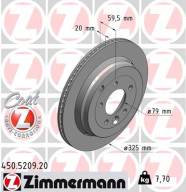 450.5209.20 Brzdový kotúč COAT Z ZIMMERMANN