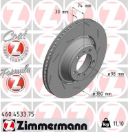 460.4533.75 Brzdový kotúč FORMULA Z BRAKE DISC ZIMMERMANN