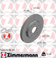 540.2496.20 Brzdový kotúč COAT Z ZIMMERMANN