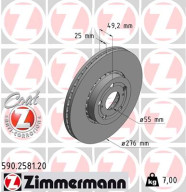 590.2581.20 Brzdový kotúč COAT Z ZIMMERMANN