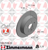 590.2590.20 Brzdový kotúč COAT Z ZIMMERMANN