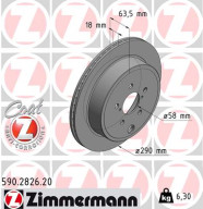 590.2826.20 Brzdový kotúč COAT Z ZIMMERMANN