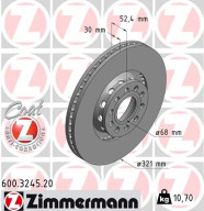 600.3245.20 Brzdový kotúč COAT Z ZIMMERMANN