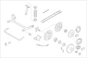 OE-FORD-000001964-R Zavesenie kolesa DELPHI