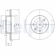 BG2268 Brzdový kotúč DELPHI