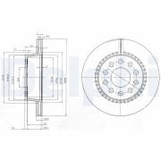 BG3029 Brzdový kotúč DELPHI