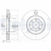 BG3529 Brzdový kotúč DELPHI