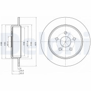 BG4313 Brzdový kotúč DELPHI