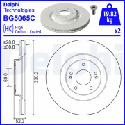 BG5065C Brzdový kotúč DELPHI