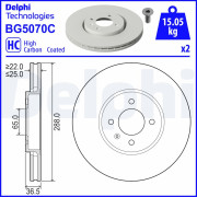 BG5070C Brzdový kotúč DELPHI