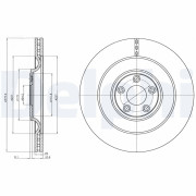 BG9103 Brzdový kotúč DELPHI