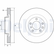 BG9119C Brzdový kotúč DELPHI