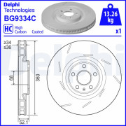 BG9334C Brzdový kotúč DELPHI