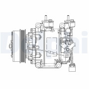 CS20515 Kompresor klimatizácie DELPHI