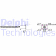ES20214-12B1 Lambda sonda DELPHI
