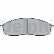 LP1013 Sada brzdových platničiek kotúčovej brzdy DELPHI