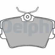 LP1019 Sada brzdových platničiek kotúčovej brzdy DELPHI